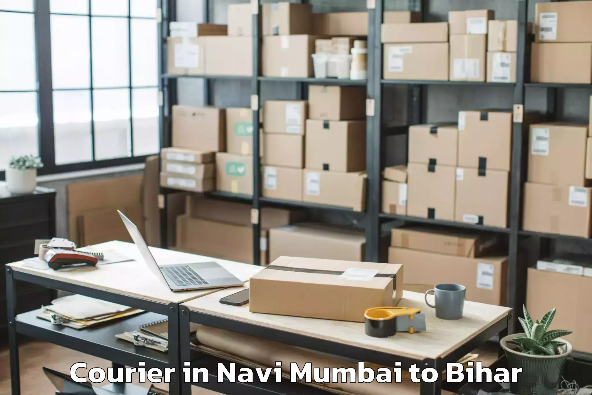 Easy Navi Mumbai to Sheonar Courier Booking